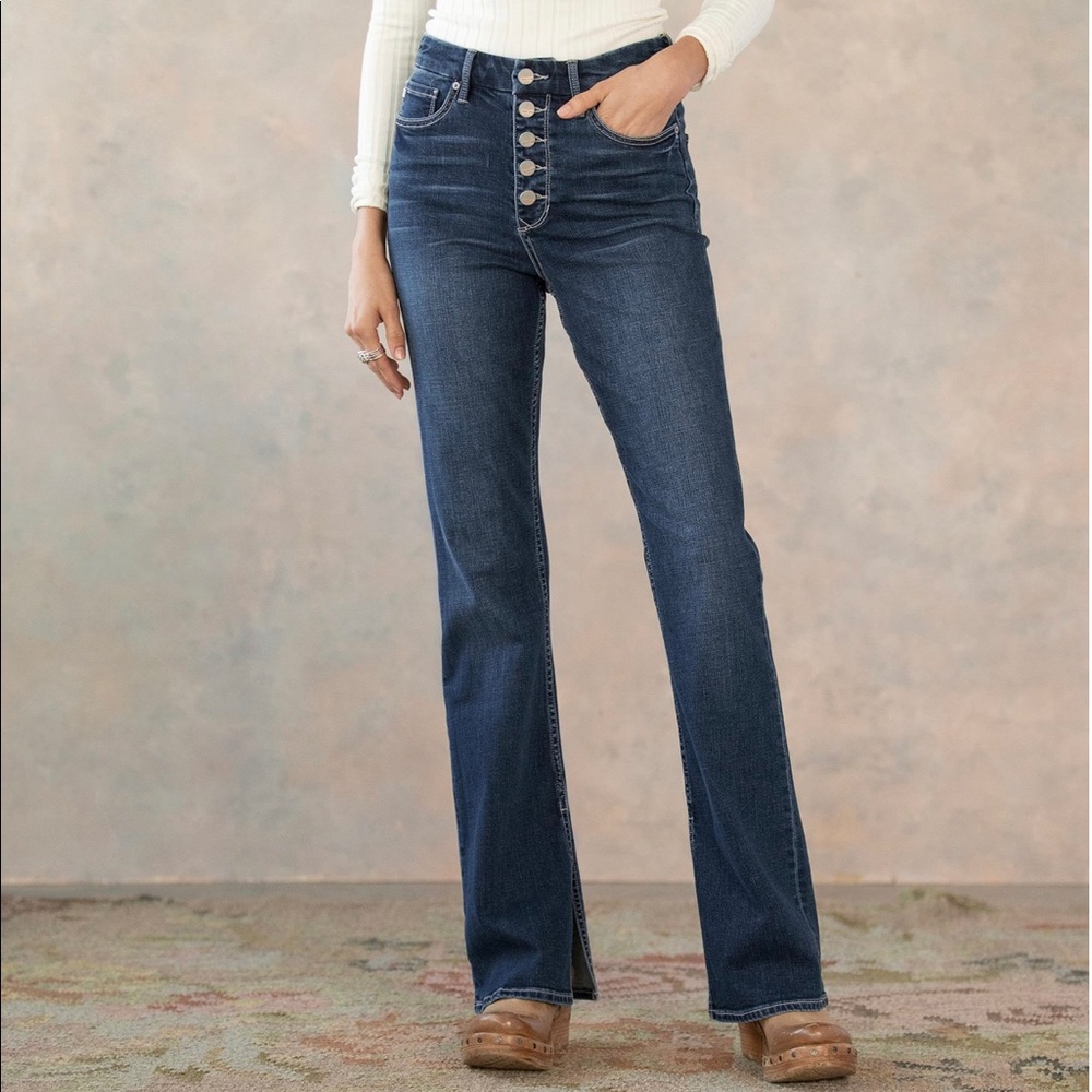 New with tags from Sundance. High rise Dear John bootcut jeans.